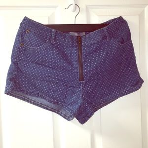 Polka Dot High Waisted Shorts